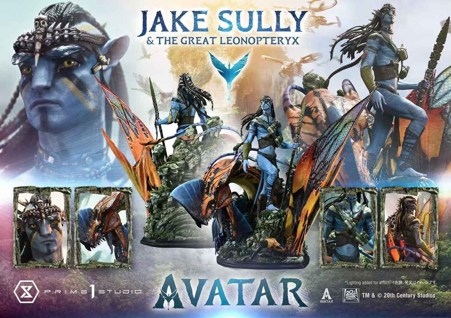 Avatar Prime 1 Studio Jake Sully & The Great Leonopteryx REMAVTR-01 1/4 Licensed Resin Statue