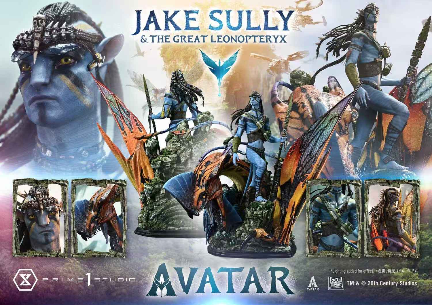 Avatar Prime 1 Studio Jake Sully & The Great Leonopteryx REMAVTR-01 1/4 Licensed Resin Statue