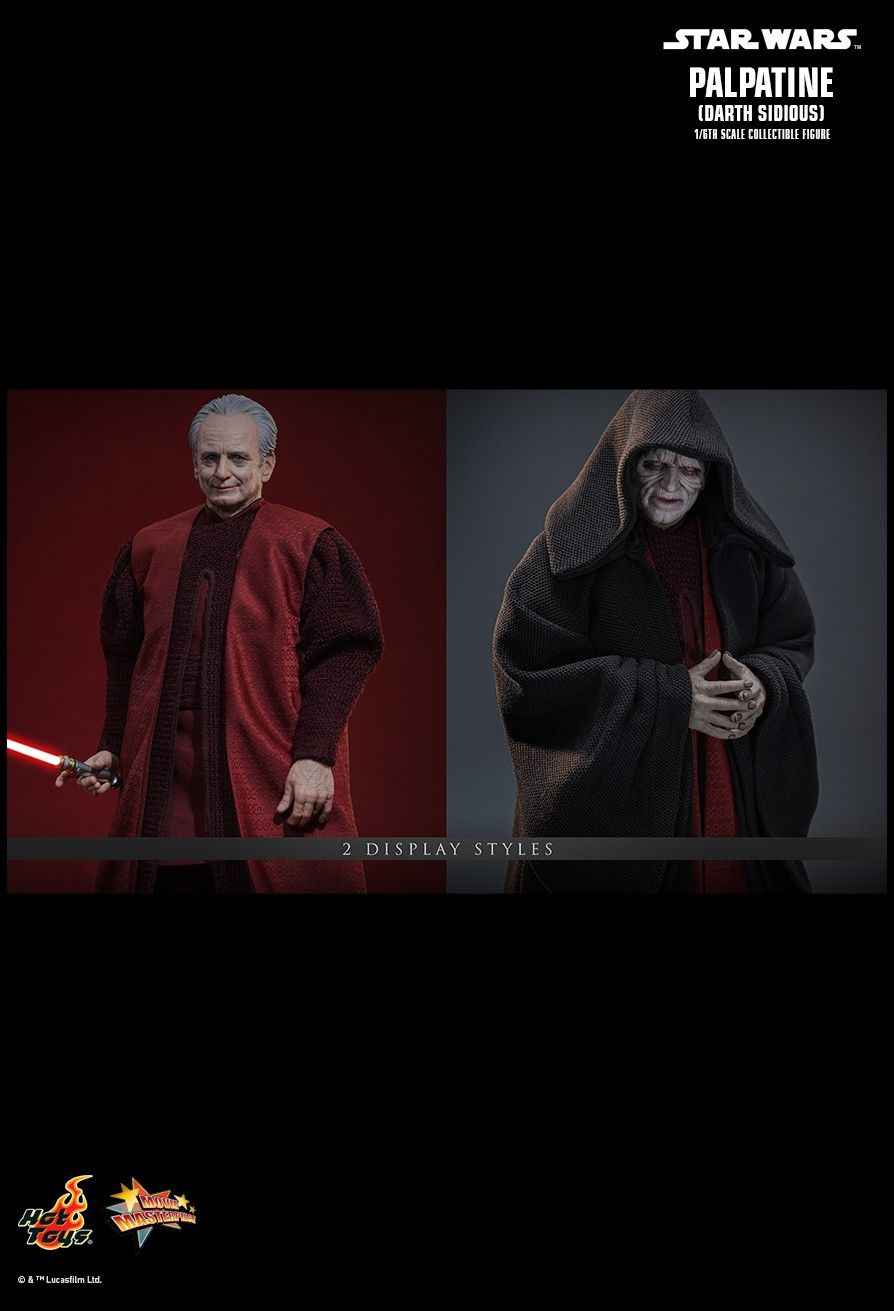 Star Wars Hot Toys  Darth Sidious MMS805 Licensed Action Figure