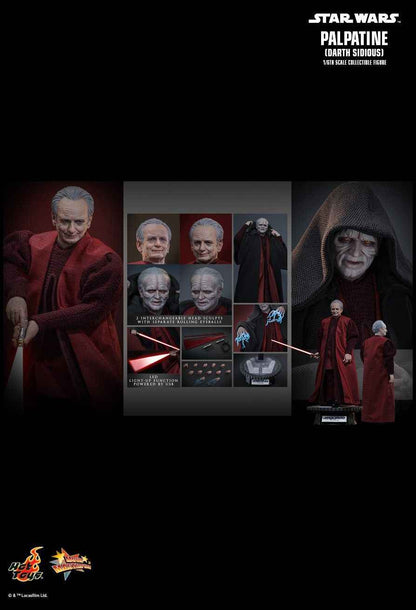 Star Wars Hot Toys  Darth Sidious MMS805 Licensed Action Figure