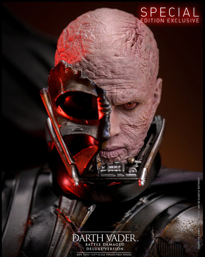 Star Wars Hot Toys Darth Vader Battle Damaged Deluxe Version DX45B 1/6 Licensed Action Figure