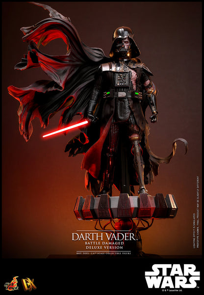 Star Wars Hot Toys Darth Vader Battle Damaged Deluxe Version DX45B 1/6 Licensed Action Figure