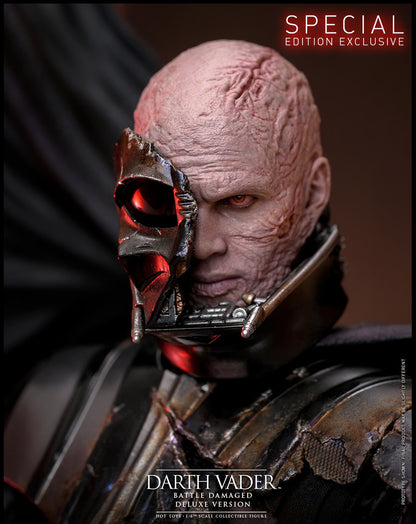 Star Wars Hot Toys Darth Vader Battle Damaged Deluxe Version DX45B 1/6 Licensed Action Figure