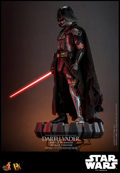 Star Wars Hot Toys Darth Vader Battle Damaged Deluxe Version DX45B 1/6 Licensed Action Figure