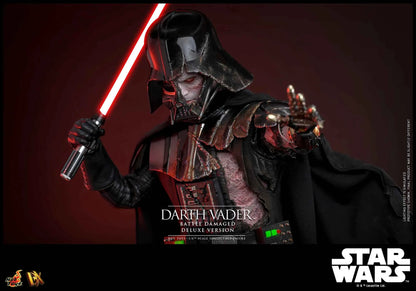 Star Wars Hot Toys Darth Vader Battle Damaged Deluxe Version DX45B 1/6 Licensed Action Figure
