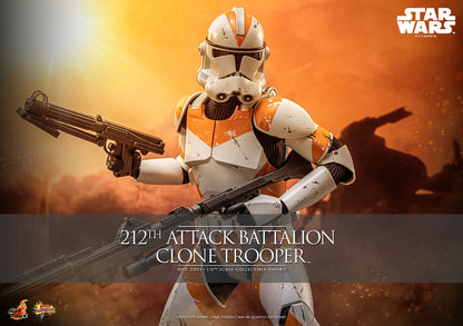 Star Wars Hot Toys Episode III: Revenge of the Sith Clone Trooper 212th Attack Battalion MMS851 MMS852 1/6 Licensed Action Figure