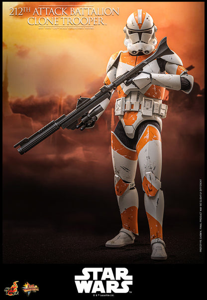 Star Wars Hot Toys Episode III: Revenge of the Sith Clone Trooper 212th Attack Battalion MMS851 MMS852 1/6 Licensed Action Figure