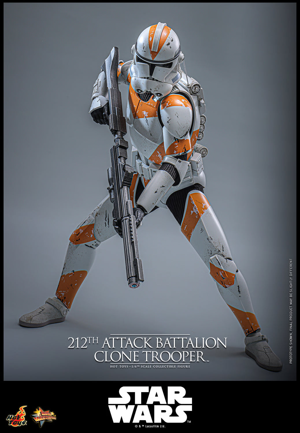 Star Wars Hot Toys Episode III: Revenge of the Sith Clone Trooper 212th Attack Battalion MMS851 MMS852 1/6 Licensed Action Figure