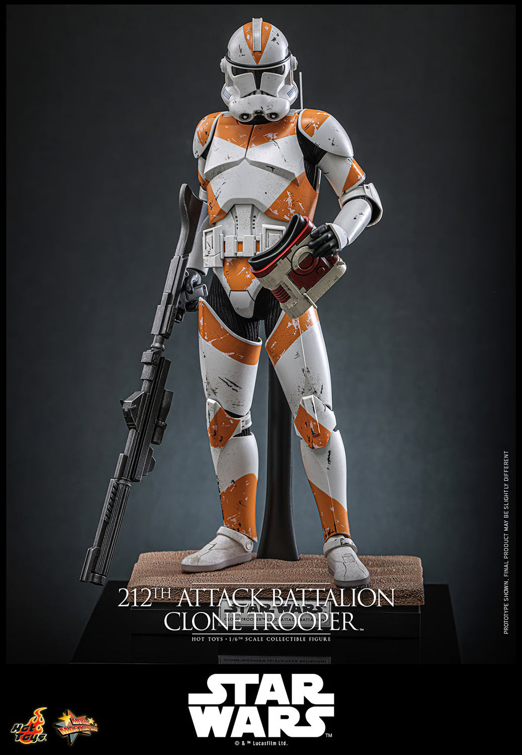 Star Wars Hot Toys Episode III: Revenge of the Sith Clone Trooper 212th Attack Battalion MMS851 MMS852 1/6 Licensed Action Figure