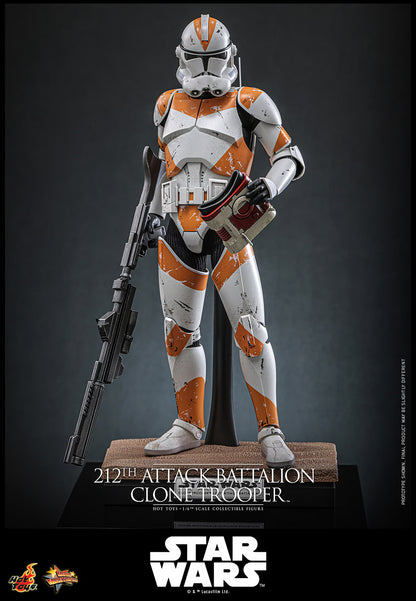 Star Wars Hot Toys Episode III: Revenge of the Sith Clone Trooper 212th Attack Battalion MMS851 MMS852 1/6 Licensed Action Figure