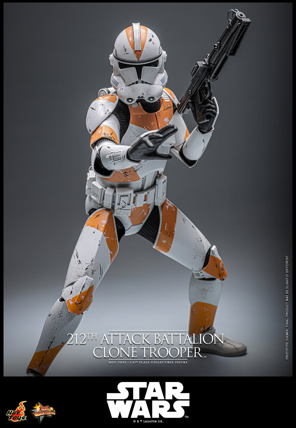 Star Wars Hot Toys Episode III: Revenge of the Sith Clone Trooper 212th Attack Battalion MMS851 MMS852 1/6 Licensed Action Figure