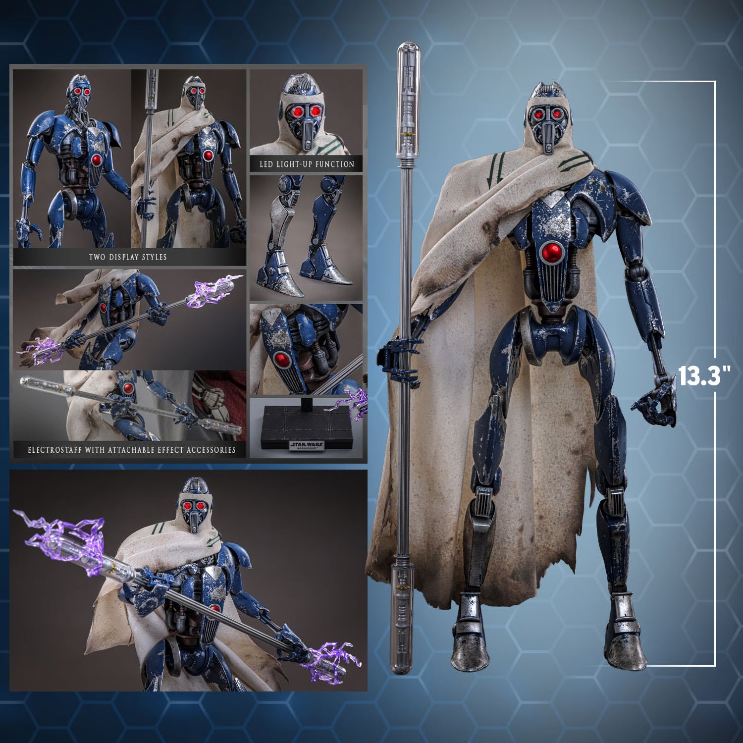 Star Wars Hot Toys Episode III – Revenge of the Sith MagnaGuard  MMS856 1/6 Licensed Action Figure