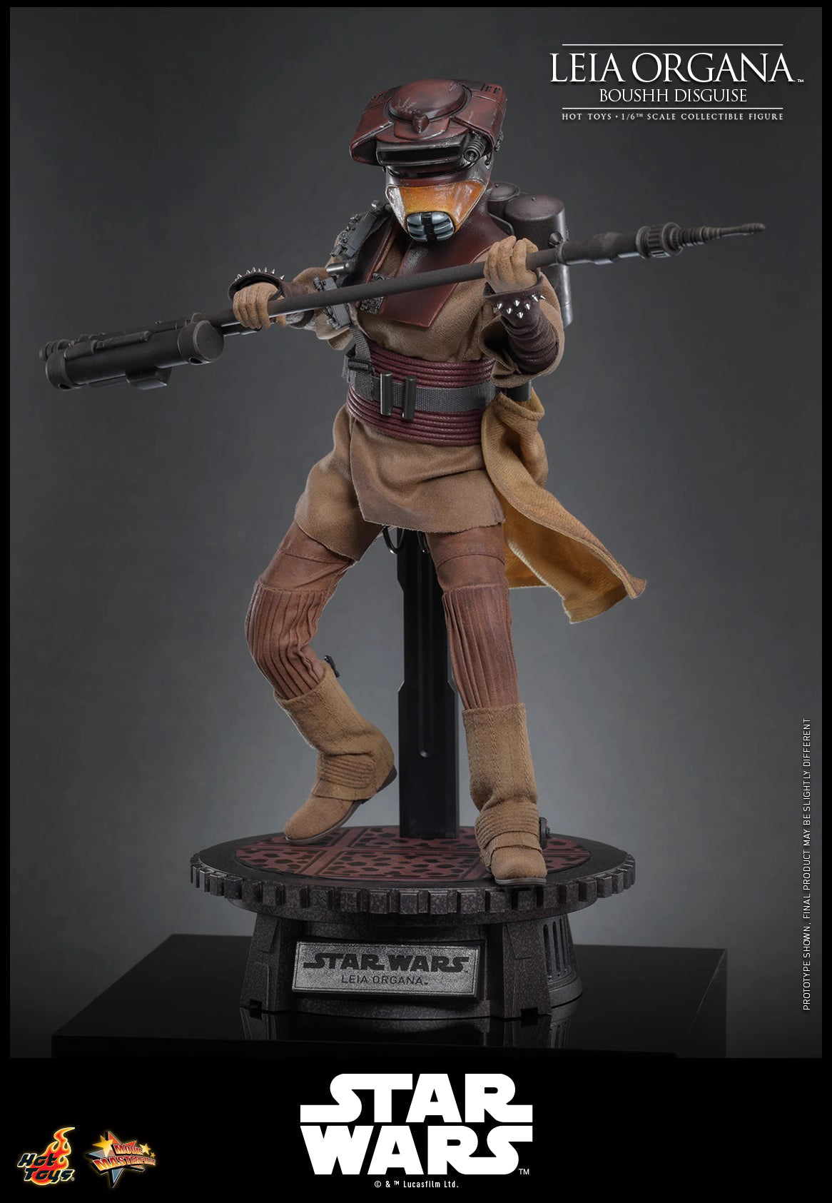 Star Wars Hot Toys Episode VI: Return of the Jedi Leia Organa (Boushh Disguise) MMS854 1/6 Licensed Action Figure
