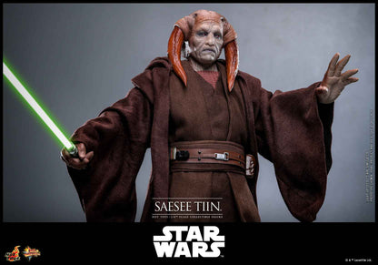 Star Wars Hot Toys Jedi Master Saesee Tiin MMS820 Licensed Action Figure
