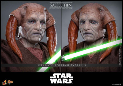 Star Wars Hot Toys Jedi Master Saesee Tiin MMS820 Licensed Action Figure