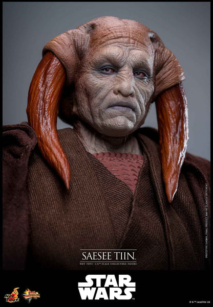 Star Wars Hot Toys Jedi Master Saesee Tiin MMS820 Licensed Action Figure