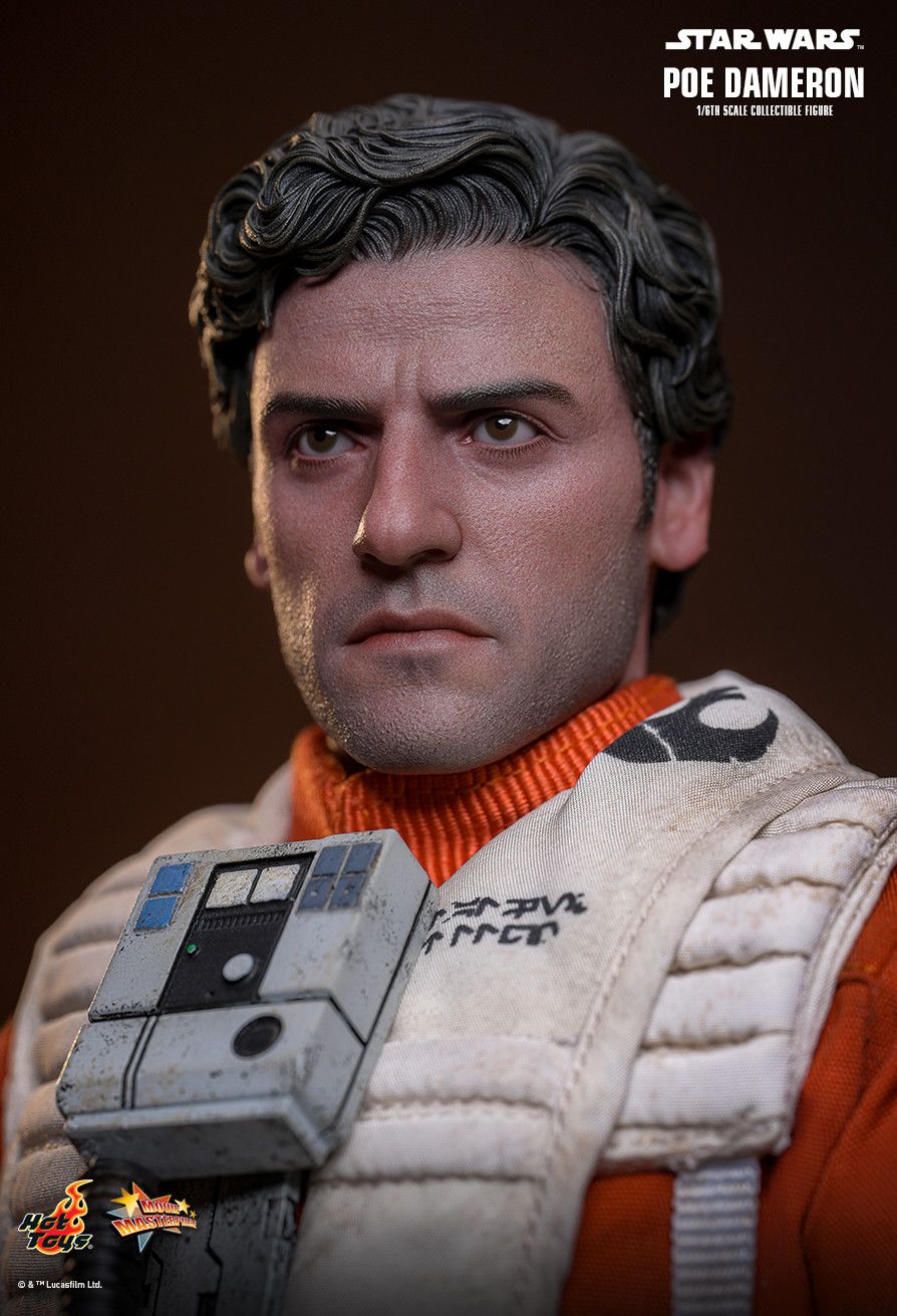 Star Wars Hot Toys  Poe Dameron MMS806 Licensed Action Figure