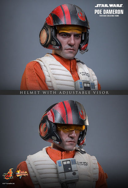 Star Wars Hot Toys  Poe Dameron MMS806 Licensed Action Figure