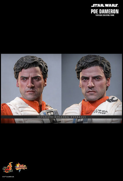Star Wars Hot Toys  Poe Dameron MMS806 Licensed Action Figure