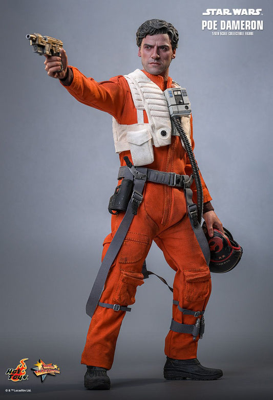 Star Wars Hot Toys  Poe Dameron MMS806 Licensed Action Figure