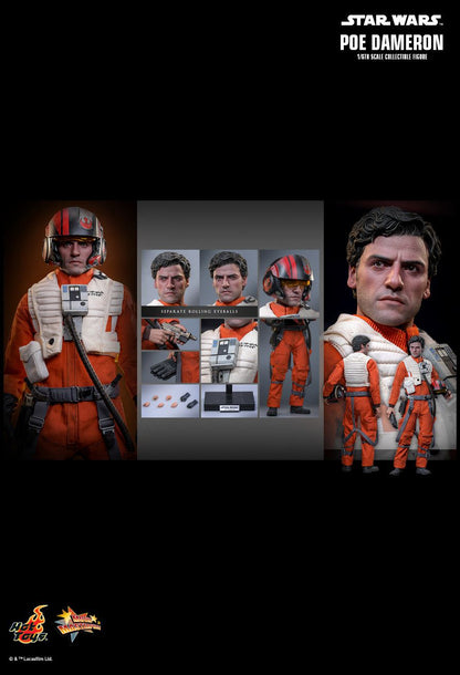 Star Wars Hot Toys  Poe Dameron MMS806 Licensed Action Figure