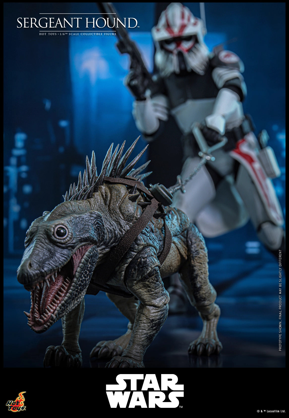 Star Wars Hot Toys Sergeant Hound TMS167 1/6 Licensed Action Figure