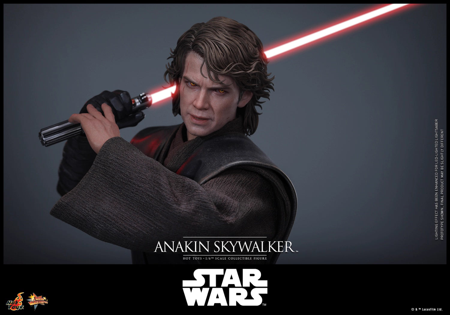 Star Wars Hot Toys Star Wars: Episode III Revenge of the Sith Anakin Skywalker MMS839 1/6 Licensed Action Figure
