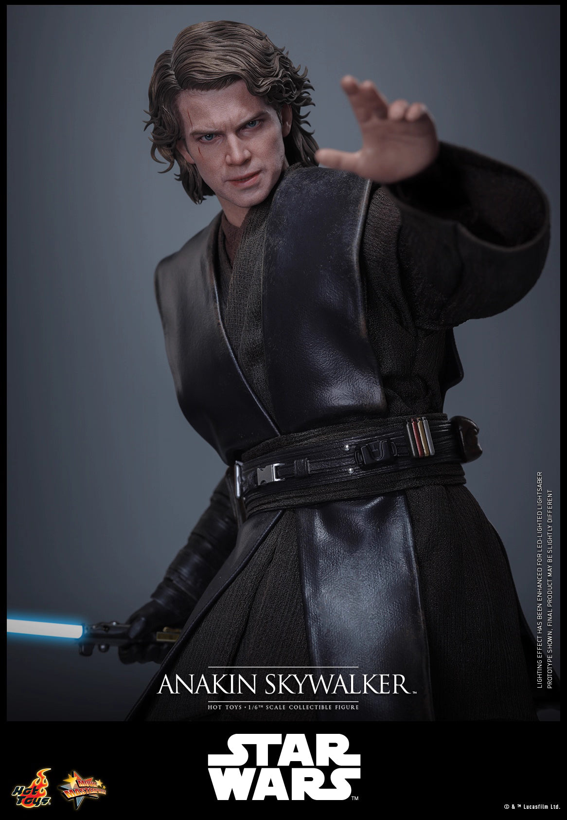 Star Wars Hot Toys Star Wars: Episode III Revenge of the Sith Anakin Skywalker MMS839 1/6 Licensed Action Figure