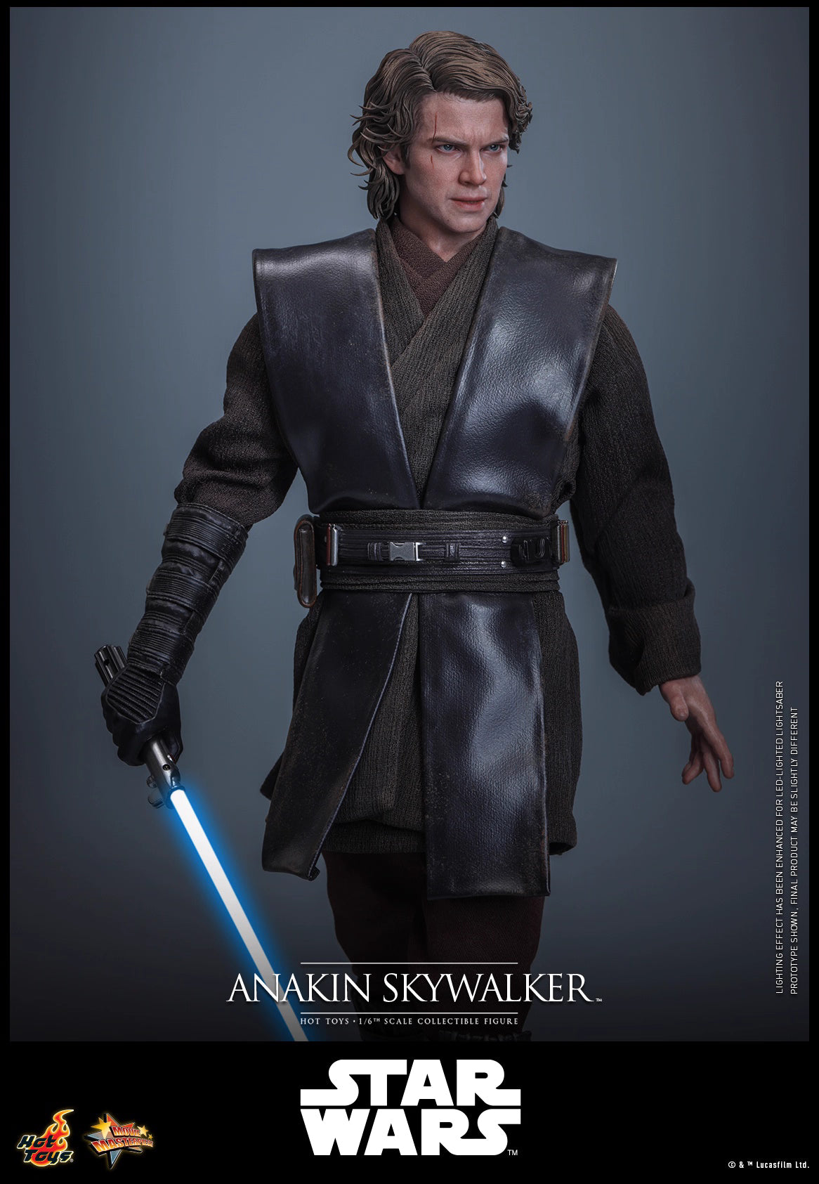 Star Wars Hot Toys Star Wars: Episode III Revenge of the Sith Anakin Skywalker MMS839 1/6 Licensed Action Figure
