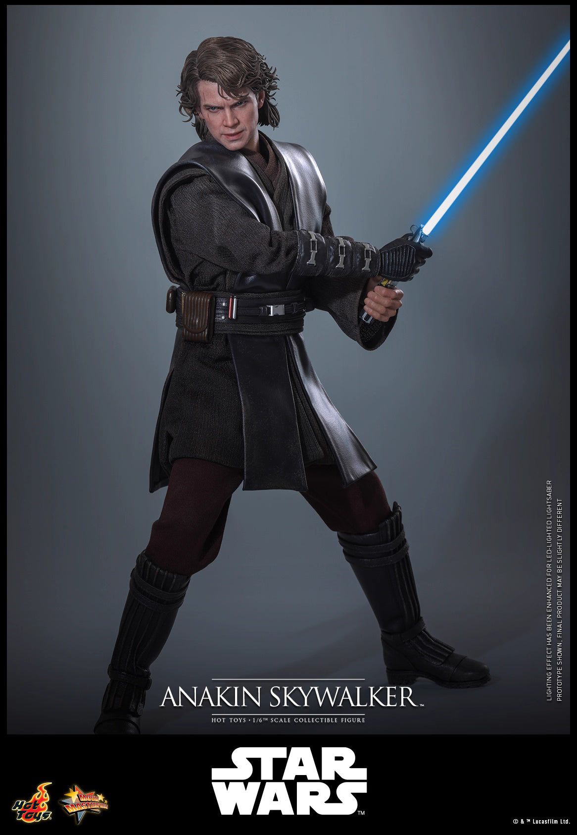 Star Wars Hot Toys Star Wars: Episode III Revenge of the Sith Anakin Skywalker MMS839 1/6 Licensed Action Figure