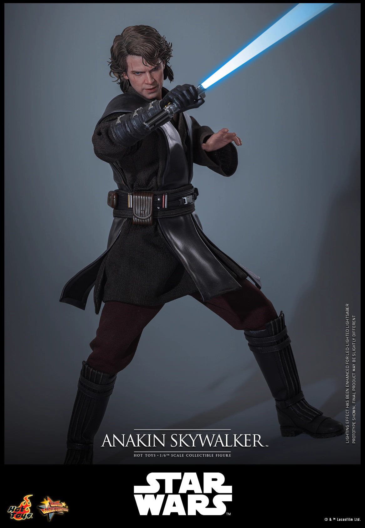 Star Wars Hot Toys Star Wars: Episode III Revenge of the Sith Anakin Skywalker MMS839 1/6 Licensed Action Figure