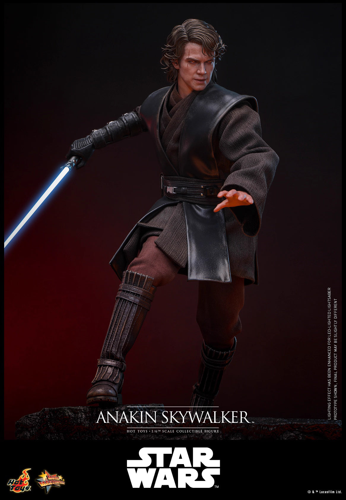 Star Wars Hot Toys Star Wars: Episode III Revenge of the Sith Anakin Skywalker MMS839 1/6 Licensed Action Figure