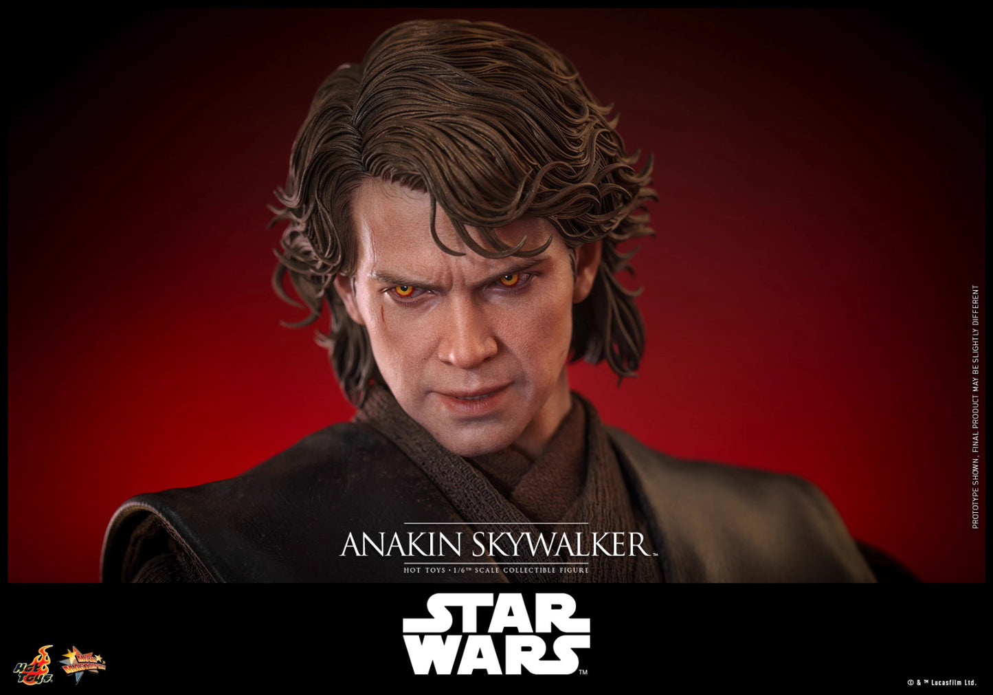Star Wars Hot Toys Star Wars: Episode III Revenge of the Sith Anakin Skywalker MMS839 1/6 Licensed Action Figure