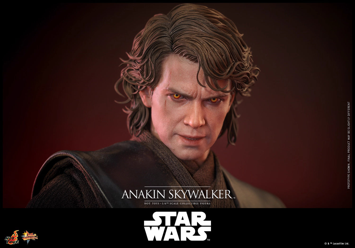 Star Wars Hot Toys Star Wars: Episode III Revenge of the Sith Anakin Skywalker MMS839 1/6 Licensed Action Figure