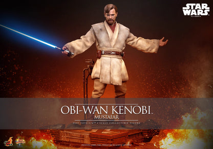 Star Wars Hot Toys Star Wars: Episode III Revenge of the Sith Obi-Wan Kenobi (Mustafar) MMS843 1/6 Licensed Action Figure