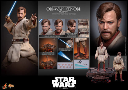 Star Wars Hot Toys Star Wars: Episode III Revenge of the Sith Obi-Wan Kenobi (Mustafar) MMS843 1/6 Licensed Action Figure