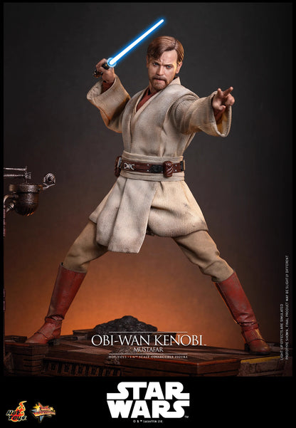 Star Wars Hot Toys Star Wars: Episode III Revenge of the Sith Obi-Wan Kenobi (Mustafar) MMS843 1/6 Licensed Action Figure