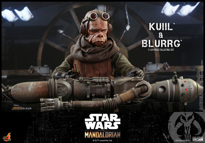 Star Wars Hot Toys "The Mandalorian" Kuiil & Blurrg Set TMS049 1/6 Licensed Action Figure