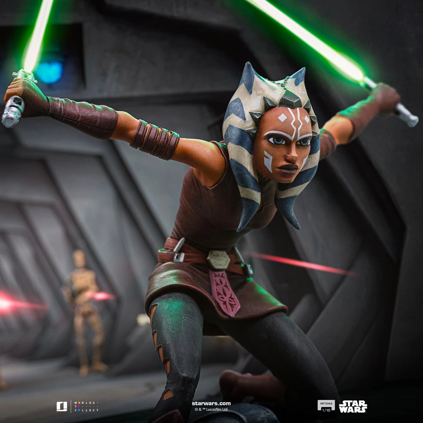 Star Wars Iron Studio Ahsoka Tano LUCSWR202925-10 Licensed Resin Statue