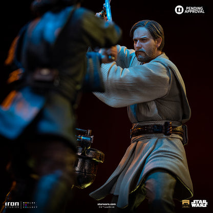 Star Wars Iron Studio Anakin vs Obi-Wan LUCSWR133225-10 1/10 Licensed Resin Statue