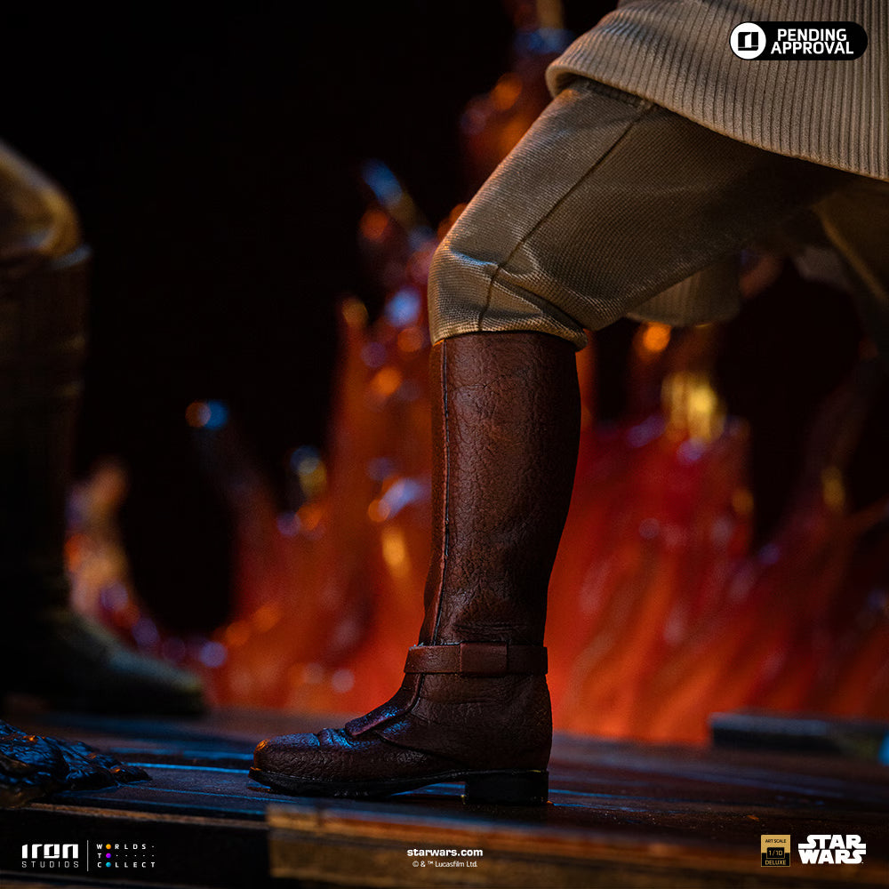 Star Wars Iron Studio Anakin vs Obi-Wan LUCSWR133225-10 1/10 Licensed Resin Statue