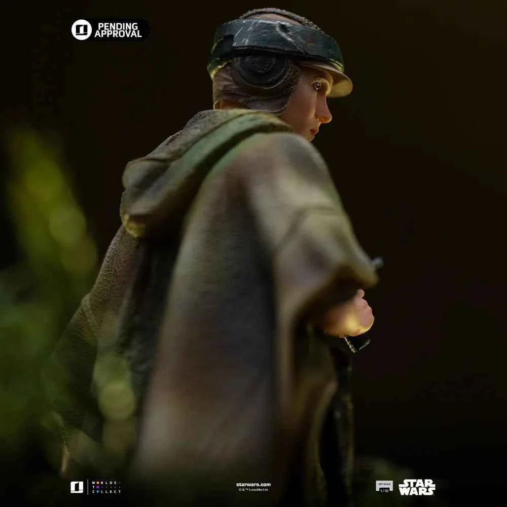 Star Wars Iron Studio Leia and Wicket LUCSWR126625-10 1/10 Licensed Resin Statue