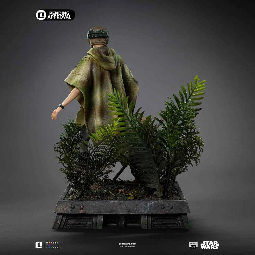 Star Wars Iron Studio Leia and Wicket LUCSWR126625-10 1/10 Licensed Resin Statue