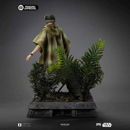 Star Wars Iron Studio Leia and Wicket LUCSWR126625-10 1/10 Licensed Resin Statue