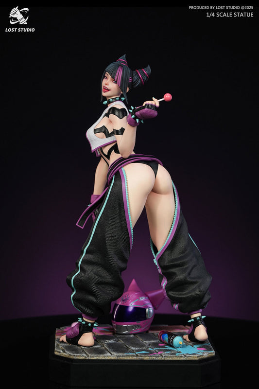Street Fighter LOST Studio Spider Girl Han Juri 1/4 Resin Statue