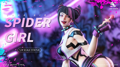 Street Fighter LOST Studio Spider Girl Han Juri 1/4 Resin Statue