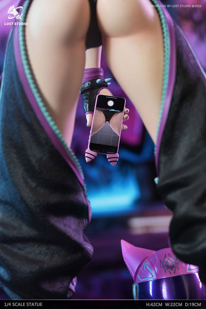 Street Fighter LOST Studio Spider Girl Han Juri 1/4 Resin Statue