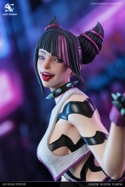 Street Fighter LOST Studio Spider Girl Han Juri 1/4 Resin Statue