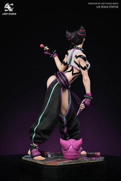 Street Fighter LOST Studio Spider Girl Han Juri 1/4 Resin Statue