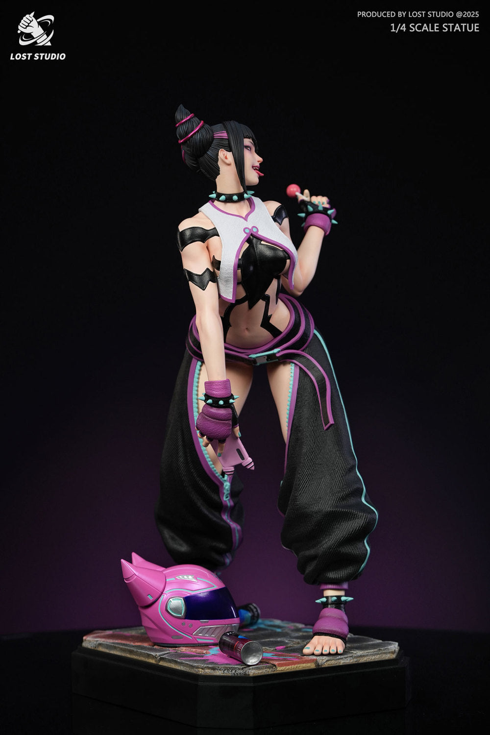 Street Fighter LOST Studio Spider Girl Han Juri 1/4 Resin Statue